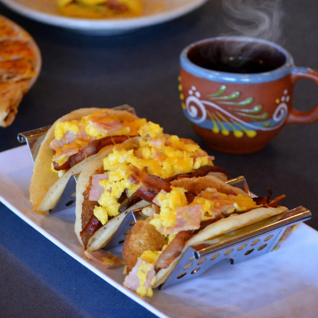 pancake tacos savory slider